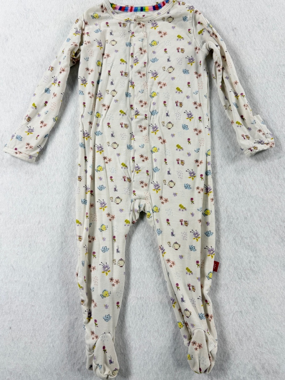 Magnetic Me x Disney Princess Friends Footie Sleeper 3-6M Modal Magnetic EUC